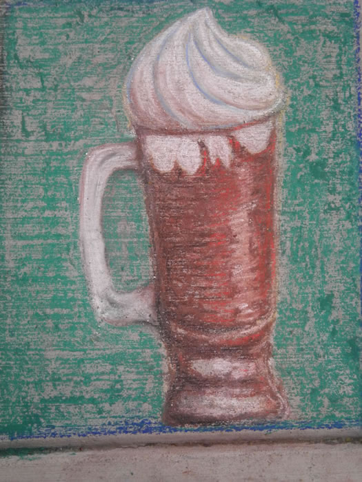 Chalk Art Runner Up: From Cocoa Pods by Athena Lorente of Milpitas